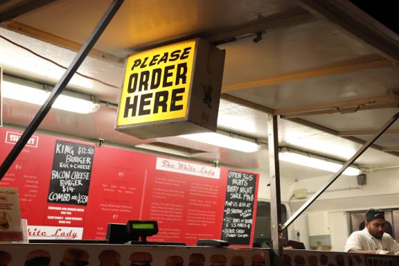 Restaurant signage