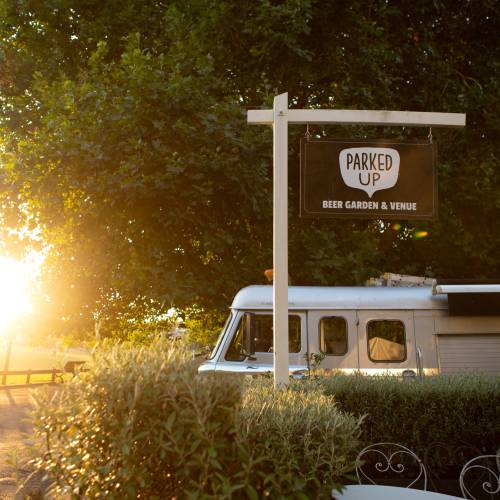 Van in the sun